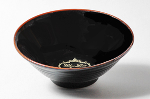 結婚記念オリジナルロゴ入うどん丼